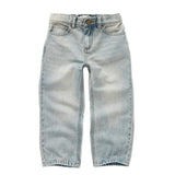 Loose denim pants blue