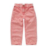Loose denim pants bloom