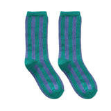 Socks stripes green