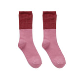 Socks colourblock pink