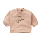 Baby sweatshirt croissant