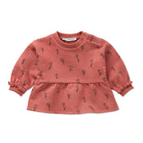 Baby girls sweatshirt tullips