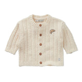Baby knitted cardigan boucle