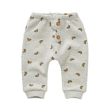 Baby sweatpants croissant print
