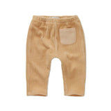 Baby velvet rib pants sand