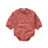 Loose romper tullips print
