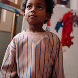 Sweatshirt v-neck stripes