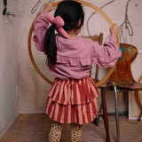 Bow scrunchie pink