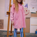 Denim dress pink