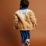Winter legging painted stripe blue