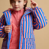 Nylon jacket stripes