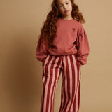 Girls loose pants garnet