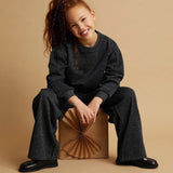 Loose pants metallic