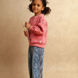 Loose velvet pants