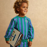Sweatpants green stripe