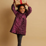 Dress panther jacquard