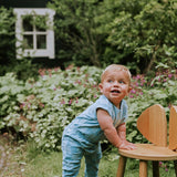 Baby loose pants terry blocks