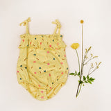 Romper ruffle sprinkle print
